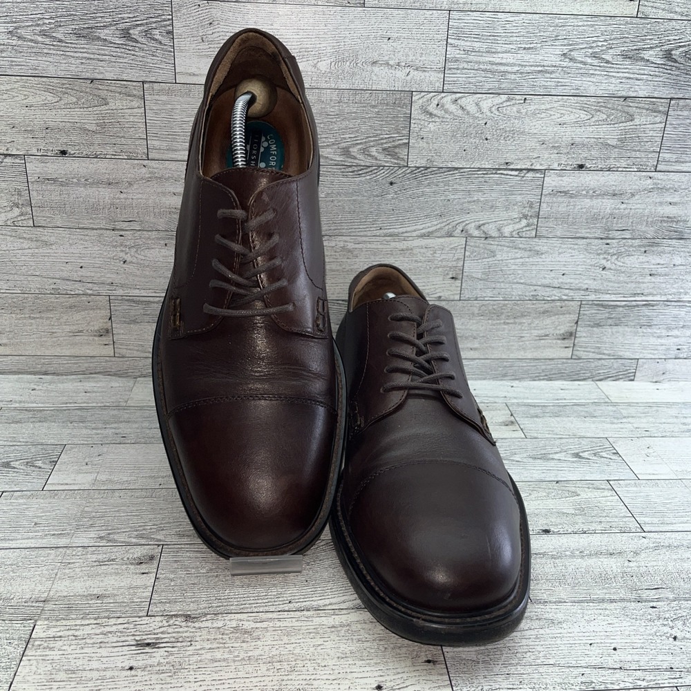 Florsheim Brown‎ Leather Oxford Dress Shoes 17151-02 Men Size 12M